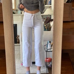 mandiga straight leg grey jeans XS